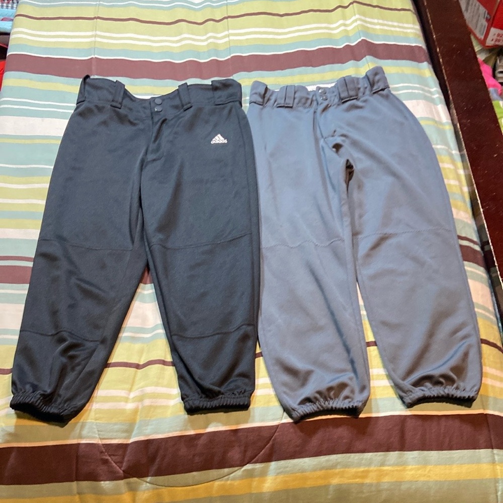 2 pairs of Softball Pants by Adidas and .  EUC!